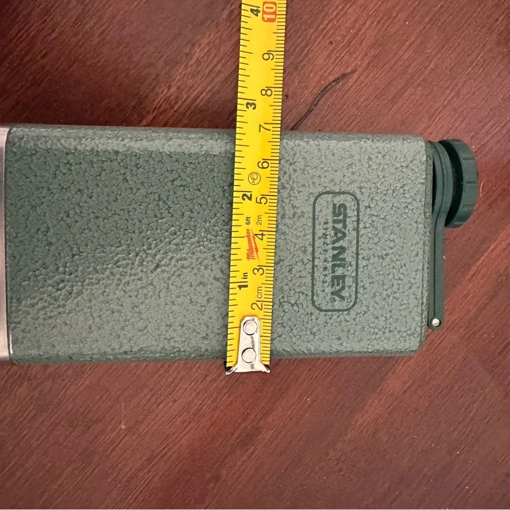 Stanley Hammertone green hip flask EUC - Picture 3 of 7